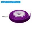 thumbnail image 2 of Uxcell 0.35 Inch x 2.18 Yard Velvet Ribbons Single Faced Vintage Velvet Ribbons Spool for Decor DIY Fuchsia, 2 of 6