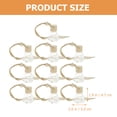 thumbnail image 2 of MLINS 10Pcs Transparent Perfume Bottles Decorative Aroma Bottles Hanging Car Diffusers, 2 of 6