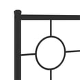thumbnail image 2 of Pemberly Row 39.4 x 78.7 Powder-Coated Steel Bed Frame in Black, 2 of 10