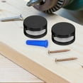 thumbnail image 4 of Raindrops 8Pcs Black Zinc Alloy Mirror Clips Heavy Duty Glass Shelf Support Brackets, 4 of 6