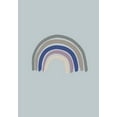 thumbnail image 2 of 1x Studio 24x32 Black Ornate Wood Framed with Double Matting Museum Art Print Titled - Rainbow Blue, 2 of 4