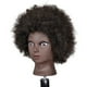 thumbnail image 2 of Pelucas con flequillo para mujer, maniquí de peluca ondulada suelta, cabello real, para peinar, pelucas negras., 2 of 5