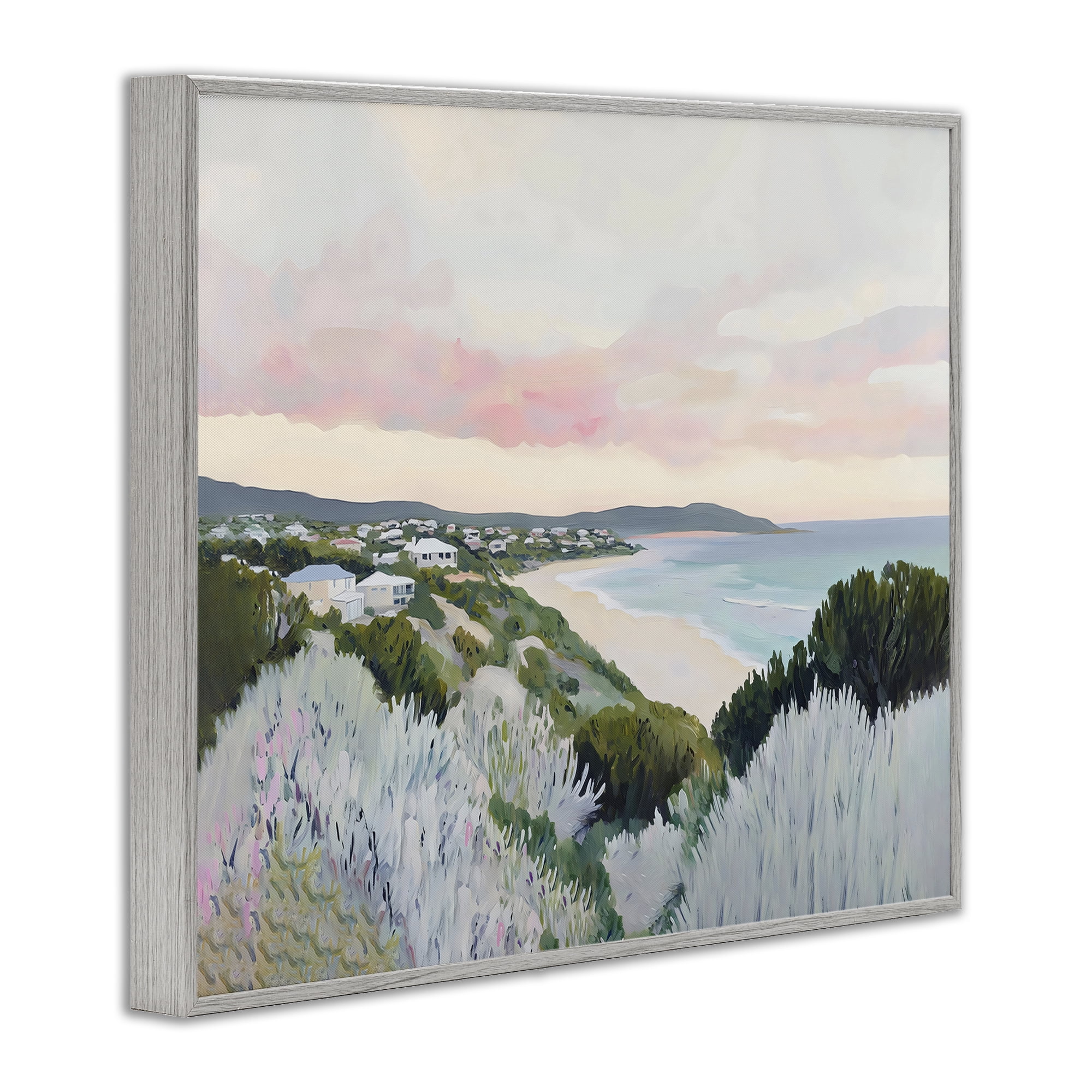 Stupell Industries Cape Cod Evening Light Gray Framed Giclee Art, design by The Prints Vibe