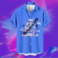 thumbnail image 2 of PMUYBHF Mode Printemps et Été pour Hommes Chemise à Manches Courtes Imprimée Guitare Musicale 2737 TG, 2 of 3