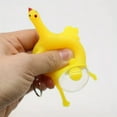 thumbnail image 2 of Chicken Squishy Toy Yellow Kawaii Keychain with Egg-Laying Feature for Stress Relief and Relaxation, 2 of 5