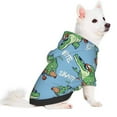 thumbnail image 2 of Haiem Crocodile Riding Skateboard for Winter Dog Hoodie Sweatshirts with Pockets Warm Dog Clothes for Small Dogs Chihuahua-Medium, 2 of 7