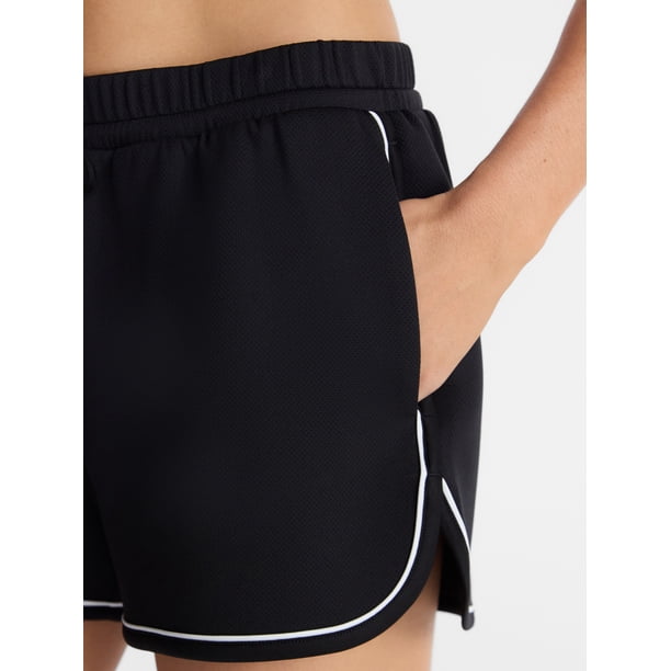 Aiva Women's Pique Knit Dolphin Shorts, 2.5