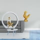 thumbnail image 2 of Estatua de niña, figura de resina, escultura de pollo, adorno, arte abstracto, decoración creativa, textura detallada, adecuada para el hogar, la ofic, 2 of 8