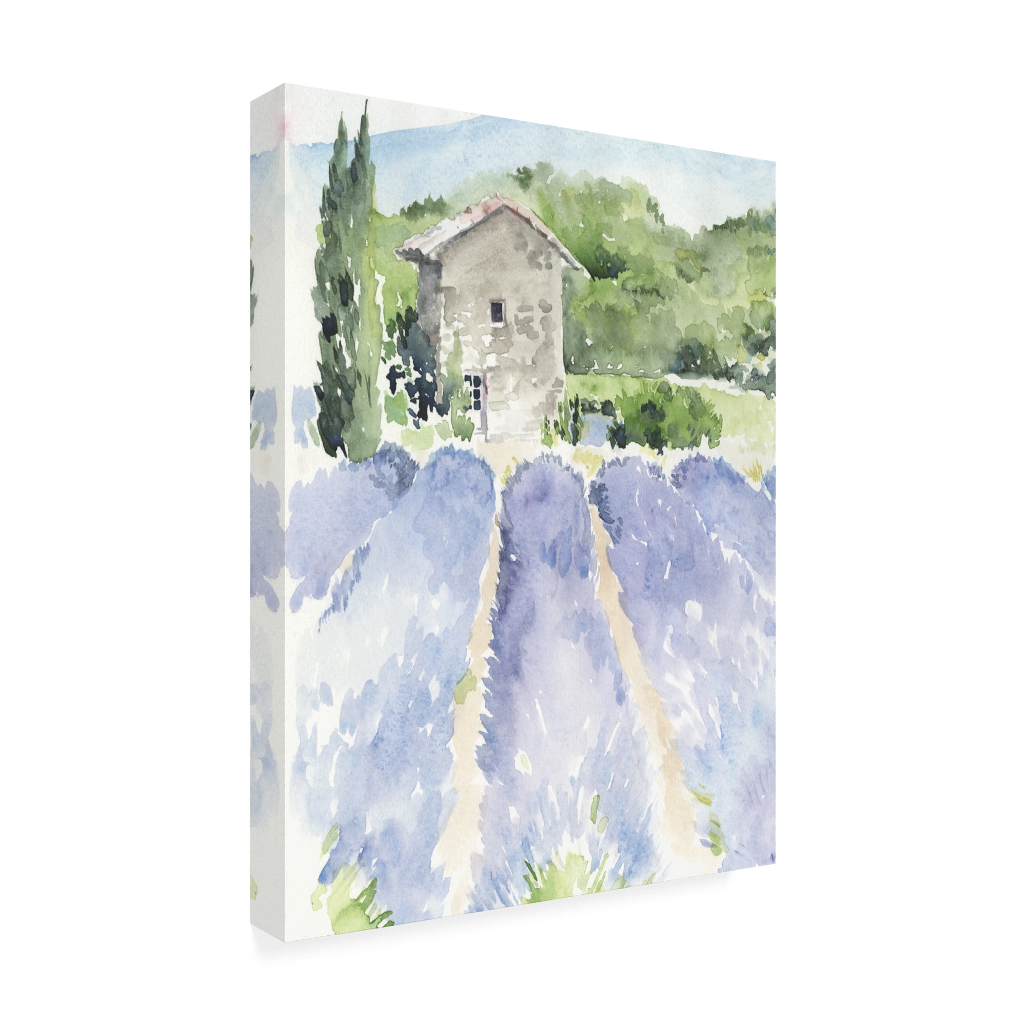 Trademark Fine Art 'Lavender Fields I' Canvas Art by Jennifer Paxton Parker