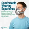 thumbnail image 6 of NuBliss CPAP Mask Liners Soft Cushion Cover for F20 and F10 Face Mask, Gray, 4-Pack, 6 of 9