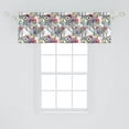 thumbnail image 2 of Ambesonne Floral Window Valance, Watercolor Botany Motif, 54" X 18", Multicolor, 2 of 3