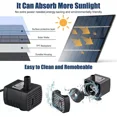 thumbnail image 2 of PURELY- Solar Water Panel Power Fountain Pump Kit Pool Garden Pond Watering Submersible, 2 of 6
