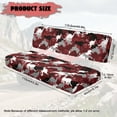 thumbnail image 7 of FKELYI Camo Red Dinosaur Print UTV Seat Cover Waterproof Powersports Seats Covers Anti-Dust Mule Bench Seat Cover Compatible with Mule SX 2017-2023 Interior Decor, 7 of 7