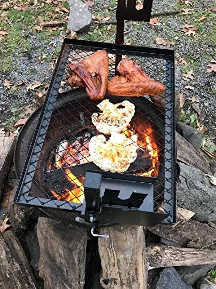 Only Fire 360 Adjustable Electric BBQ Rotisserie Grill and Spit Kit Outdoor Camping Grill