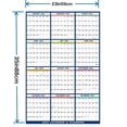 thumbnail image 6 of 2026 Wall Calendar Dry Erase Large,Blue Starry Sky Calendar Wet & Dry Erasable Laminated 12 Month Annual Yearly Planner, Reversible, Horizontal,Vertical,Including Watercolor Pen, 6 of 9