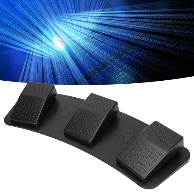 Pedal de Interruptor de Pie Triple USB, Cable de PC Multifuncional de pastel Triple Teclado Control programable de pastel USB Pedal de Interruptor de Accion