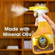 Pledge Wood Oil, Expert Care, Trigger Spray – Moisturizes & Revives with Orange Scent, 16 oz