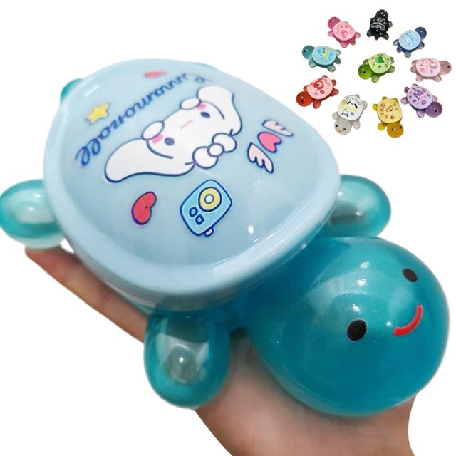 BetterLife Resin Glowing Turtles Toy Set - Large & 10 Small Turtles Included