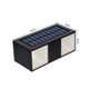 thumbnail image 3 of Luz de pared solar LED con sensor para exteriores, lámpara de pared con control remoto, impermeable, batería de 1200 mAh, material ABS+PC, 3 of 9