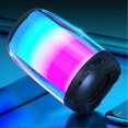 thumbnail image 2 of Colorful Bluetooth speaker LED lightemitting speaker pulsating portable home subwoofer desktop smart audio, 2 of 5