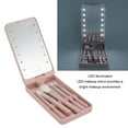 thumbnail image 3 of Juego de brochas de maquillaje ANGGREK con Espejo Multifuncional Para Acampar En casa, 3 of 7