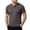 Coffee, variant on longantii Mens Henley Shirt Classic Fit Henley Button Down Short Sleeve T Shirts Comfort Plain Cotton Pullovers 2026 Summer Beach Vacation Shirt Gray S