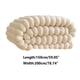 thumbnail image 2 of Manta de franela color leche liso | Manta suave de microfibra para sofá, cama o sillón | Manta cálida y transpirable para siestas en la sala de estar, 2 of 2