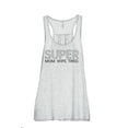 thumbnail image 1 of Super Mom Wife Tired Women's Fashion Sleeveless Flowy Racerback Workout Yoga Tank Top Sport Grey Medium, 1 of 3