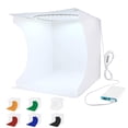 thumbnail image 2 of Foldable Photo Studios Box Photographing Tent Light Box Mini Portable Collapsible Photography Lighting Set With 6 Colors, 2 of 8