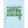thumbnail image 2 of Minecraft, Boys' & Big Boys' Graphic Long-Sleeve T-Shirt, Creeper Montage, Sizes 4-18, 2 of 3
