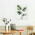 thumbnail image 2 of GOSMITH  Green Plants Poster Canvas Frame Wall Art Suitable for Room Decor Aesthetic Living Room Bedroom Bathroom Office and Other Wall Decor, 2 of 4