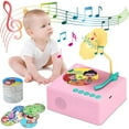 thumbnail image 5 of Kids Record Player with 96 Cards, Children's Phonograph Story Music Player Gift Boys Girls,Toddler Toys Early Childhood Education Gift Birthday 3+ Years Old, 5 of 5