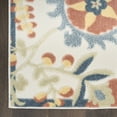 thumbnail image 5 of Nourison Aloha 5'3" x 7'5" Grey Multicolor Farmhouse Rug, 5 of 10
