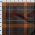 thumbnail image 3 of oneOone Viscose Chiffon Fabric Tartan Check Print Fabric By The Yard 42 Inch Wide, 3 of 4
