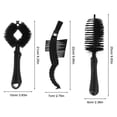 thumbnail image 2 of Mobutofu 3Pcs Compact Bike Chain Cleaner Black Plastic with Two Sided Bristles for Efficient Chain Maintenance, 2 of 8
