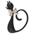 thumbnail image 2 of Broche con Patrón de Animales de Gato de Diamante para Accesorios de Ramillete de Fiesta Todo Combinado ANGGREK  Otros, 2 of 8