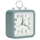thumbnail image 5 of Reloj analógico, reloj despertador a batería, reloj despertador a batería verde, reloj pequeño, muy versátil, 5 of 14