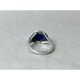 thumbnail image 6 of Heaven Crafts 925 Sterling Silver Natural Lapis Lazuli Ring Handcrafted Boho Hippie Jewelry Promise Gift, 6 of 6