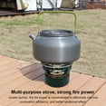 thumbnail image 4 of Outdoor Alcohol Stove Mini Barbecue Stove Portable Picnic Furnace Teapot Green (Kitchen Supplies), 4 of 10