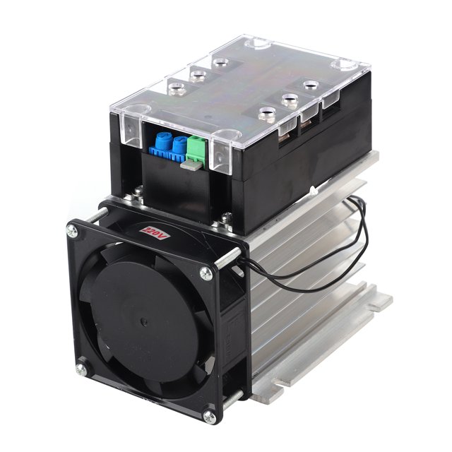 Aluminum Bottom Soft Start Controller, Durable Motor Start Module, Ordinary Single-phase Motor For Water Pump Fan Vehicle Module + Radiator