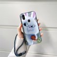 thumbnail image 3 of Oukitel C15 C16 C17 C18 C19 Pro C19Pro cubierta Panda Minions Doraemon impreso caso con correa, 3 of 3