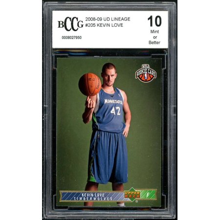 Kevin Love Rookie 2008-09 Upper Deck Lineage #205 BGS BCCG 10 (read Description)