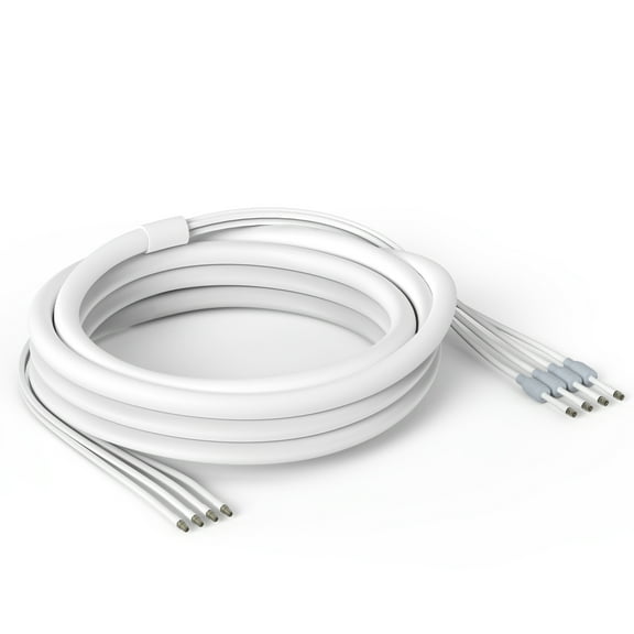 Waveform UltraFlex-Quad Cable: Low-Loss Quad-195 Extension Cable | Outdoor Rated | SMA Male to SMA Female | Weatherproof Boots | Coaxial Cable for 5G Cellular Routers, Gateways, Hotspots | 20’ Length