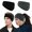 black+gray, variant on 2Pcs Fleece Fleece Ear Warmers Headbands for Winter Sports: Running, Cycling, Hiking, Skiing - Thick and Black for Women and Men