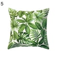 thumbnail image 2 of Flmtop Frais Monstera Feuilles Fleur Jeter Coussin Housse Canapé Lit Décor, 2 of 10