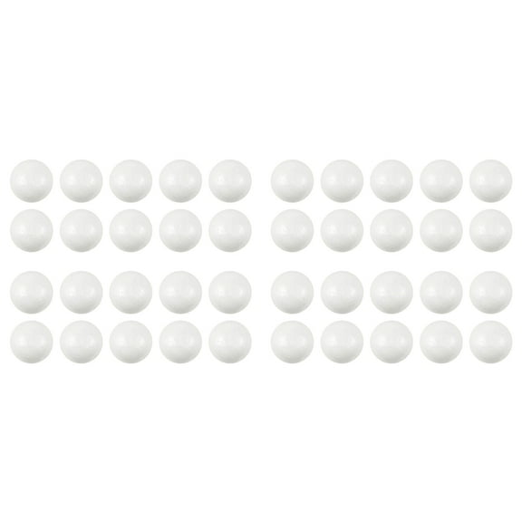 40 X Modelling Craft Polystyrene Foam Ball Sphere 6cm---White