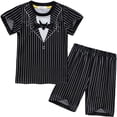 thumbnail image 3 of Ropa de Halloween para niños, disfraz de Jack Skellington de Pesadilla antes de Navidad, uniforme de Halloween para niños, 3 of 4