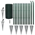 thumbnail image 2 of vidaXL Fence Garden Barrier Fence Metal Fence Wire Mesh Fencing Steel Green, 2 of 4