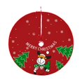 thumbnail image 1 of LUVCLS Falda para árbol de Navidad de 24 pulgadas, decorativa, rústica, para fiestas, Año Nuevo, 1 of 7