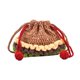 thumbnail image 3 of Bolso de hombro de crochet hecho a mano con forma de hamburguesa Grande, 3 of 9